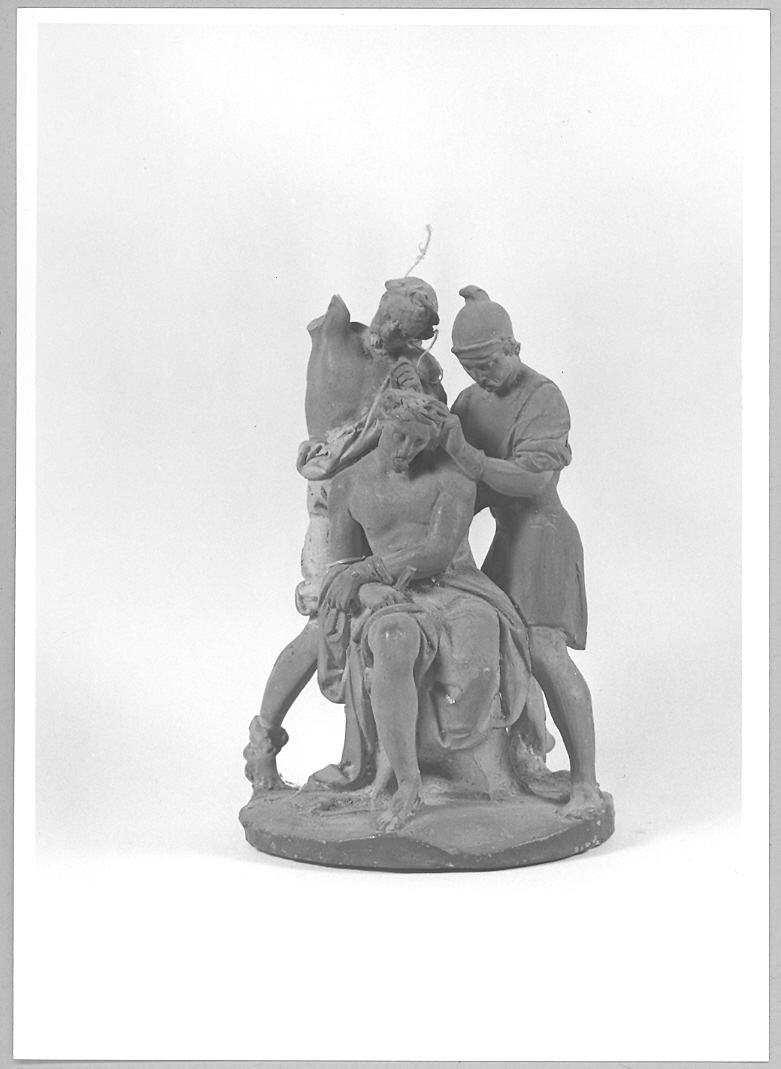Cristo coronato di spine (gruppo scultoreo) di Paci Emidio (terzo quarto sec. XIX)
