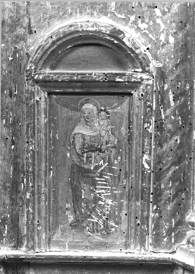 Madonna con Bambino (sportello di tabernacolo) - bottega marchigiana (sec. XVIII)