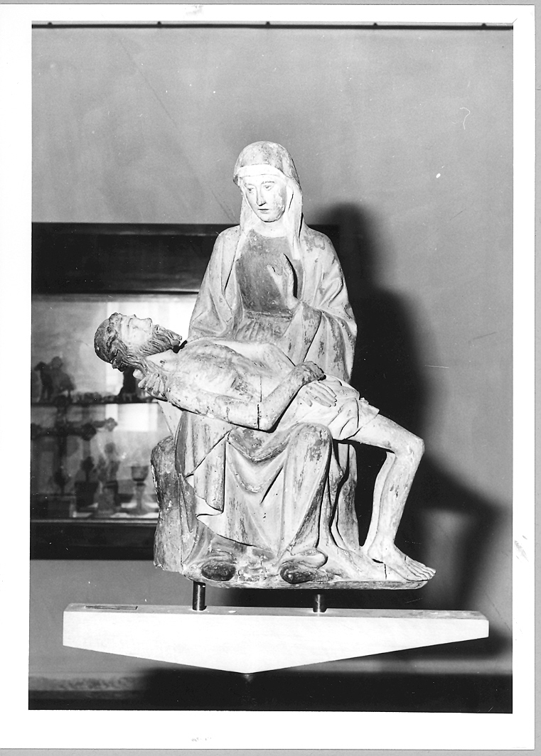 Pietà (gruppo scultoreo) - bottega Italia centrale (fine sec. XV)