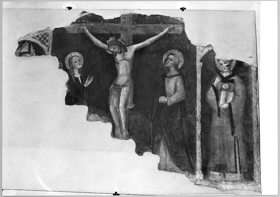 crocifissione (dipinto) - ambito marchigiano (sec. XIV)