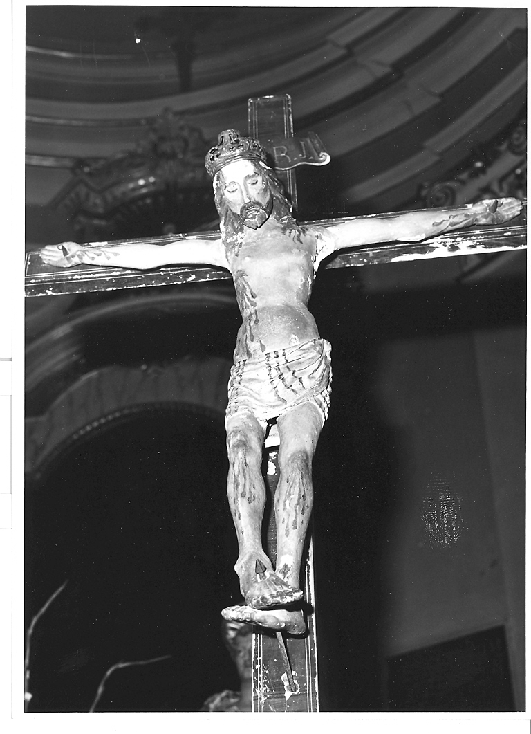 Cristo crocifisso (scultura) - bottega marchigiana (inizio sec. XVI)