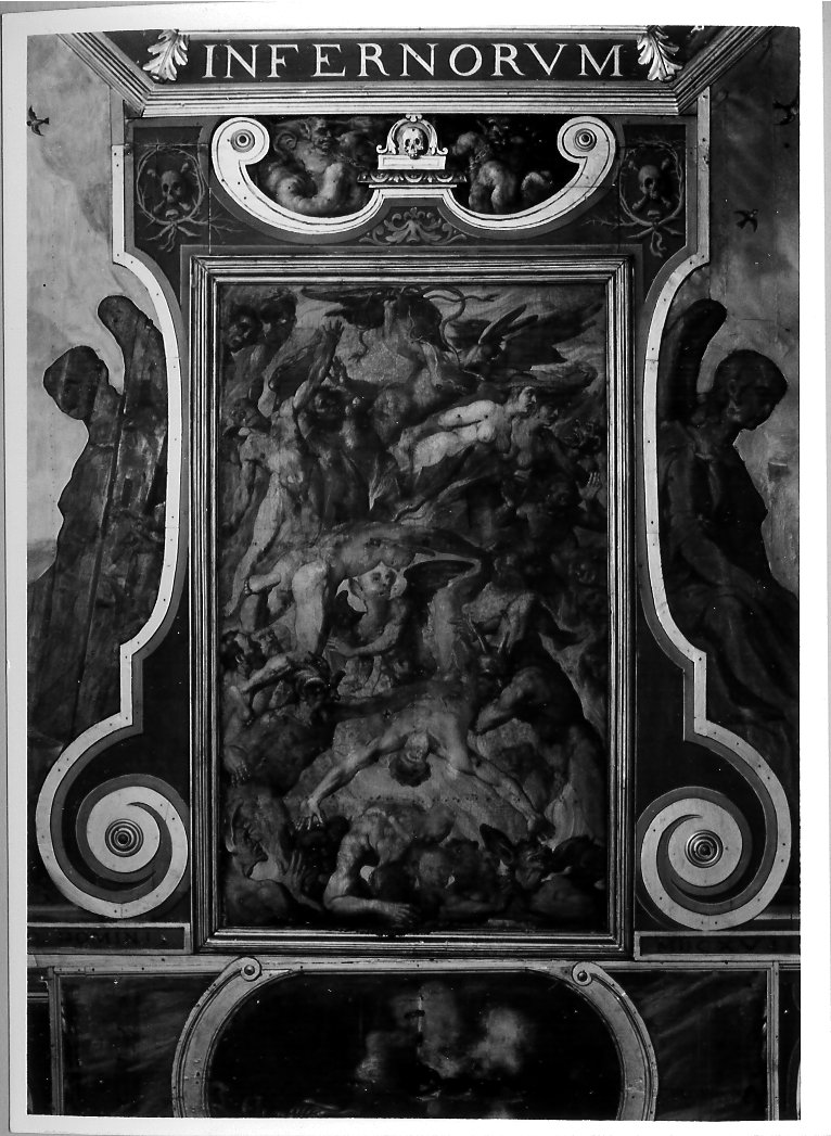 inferno (dipinto, elemento d'insieme) di Pandolfi Giovanni Giacomo (sec. XVII)