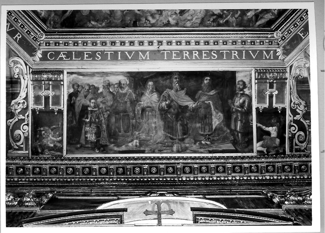 le gerarchie temporali (dipinto, elemento d'insieme) di Pandolfi Giovanni Giacomo (sec. XVII)