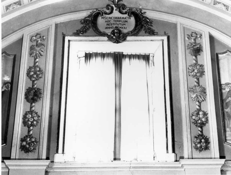 motivi decorativi a festoni con cherubini (decorazione) - bottega marchigiana (sec. XX)