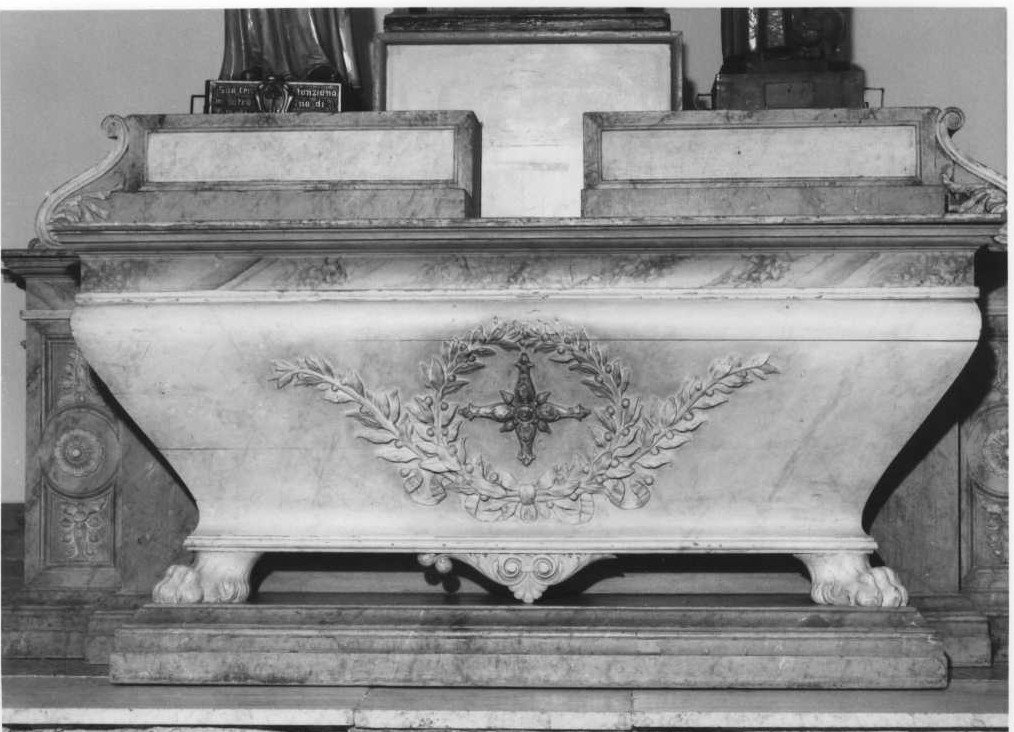altare - a mensa di Galli Antonio (sec. XIX)