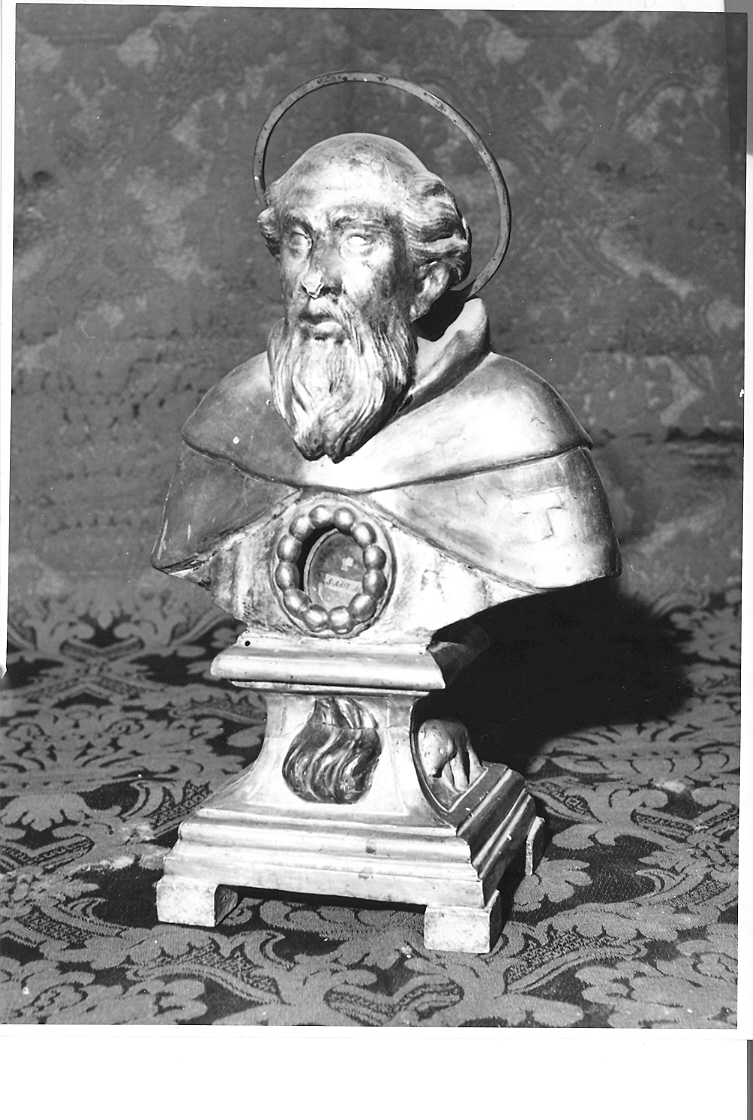 Sant'Antonio Abate (reliquiario - a busto) - bottega marchigiana (prima metà sec. XVIII)