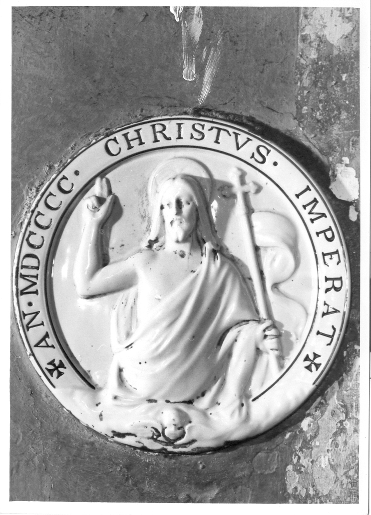Cristo benedicente (rilievo) - bottega marchigiana (sec. XX)