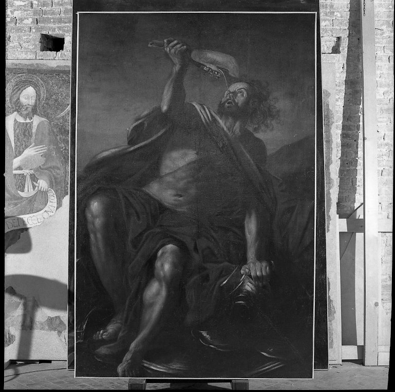 Sansone (dipinto) di Negretti Jacopo detto Palma il Giovane (sec. XVI)