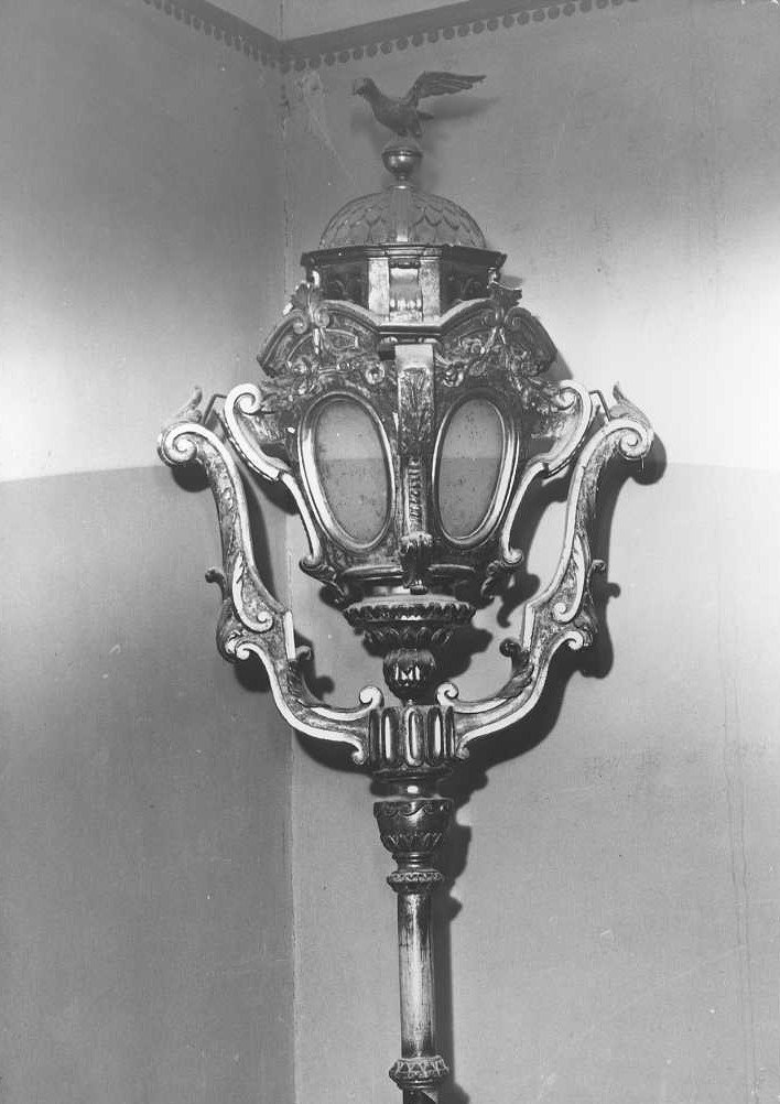 lanterna processionale, serie - bottega marchigiana (prima metà sec. XIX)