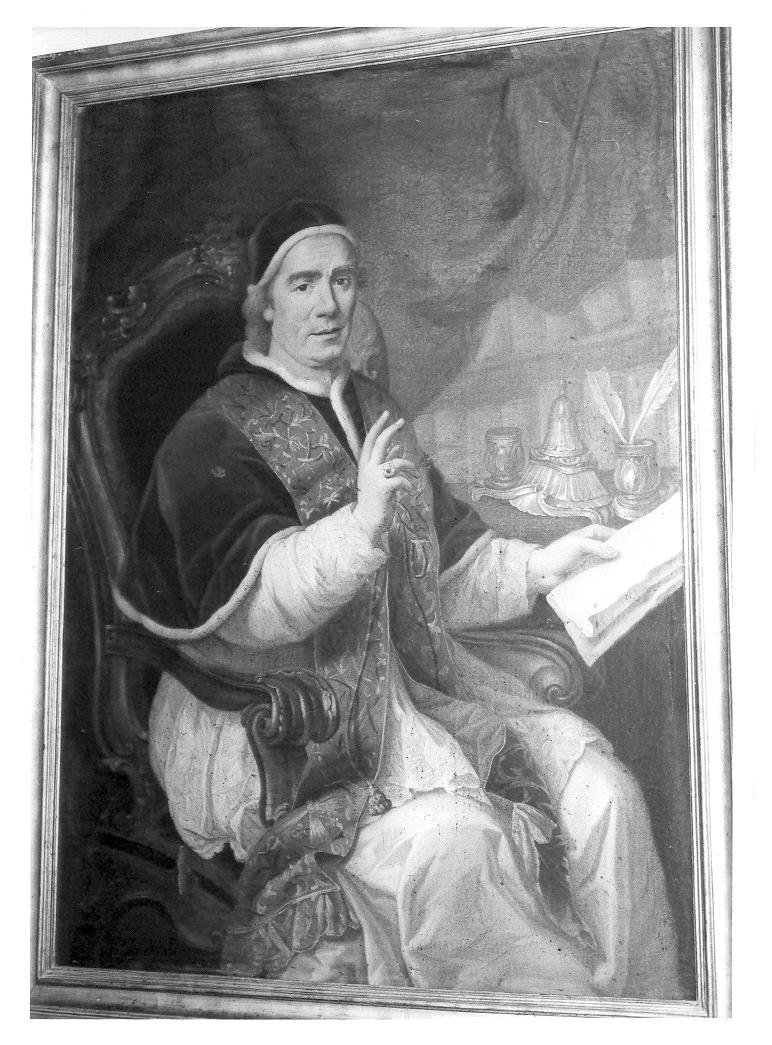 ritratto di ecclesiastico (dipinto) di Monti Nicola Antonio (attribuito) (sec. XVIII)