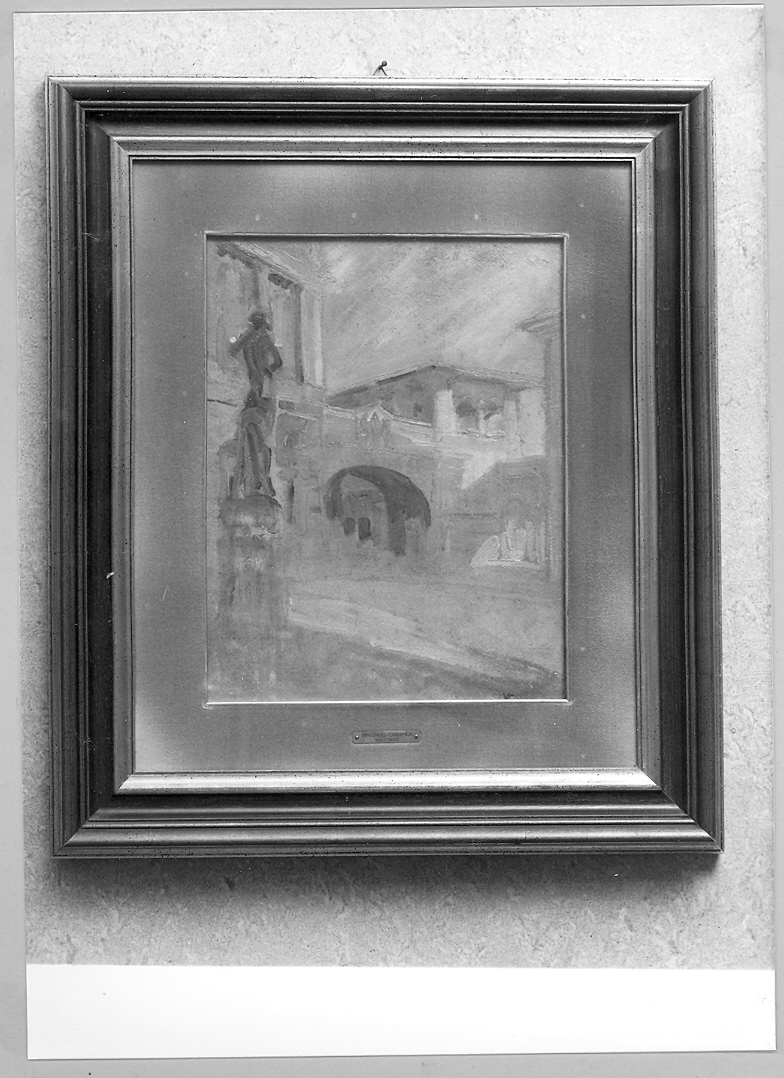veduta di Firenze (dipinto) di Cabianca Vincenzo (seconda metà sec. XIX)