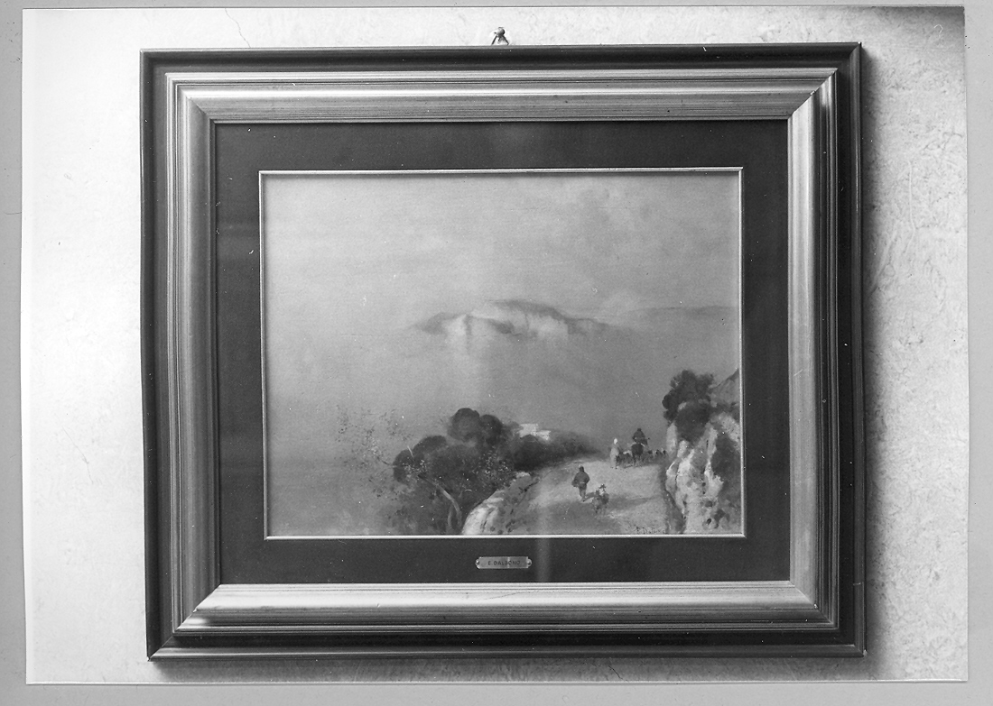 veduta di Capri (dipinto) di Dalbono Eduardo (secc. XIX/ XX)