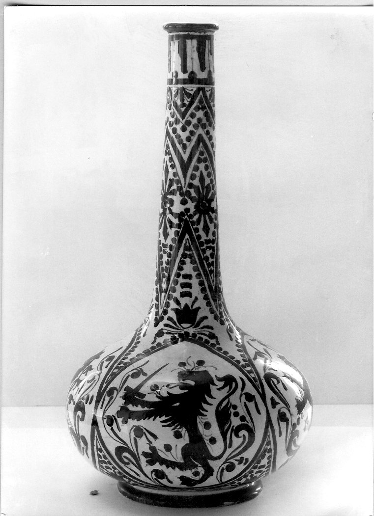 vaso - bottega pesarese (seconda metà sec. XIX)