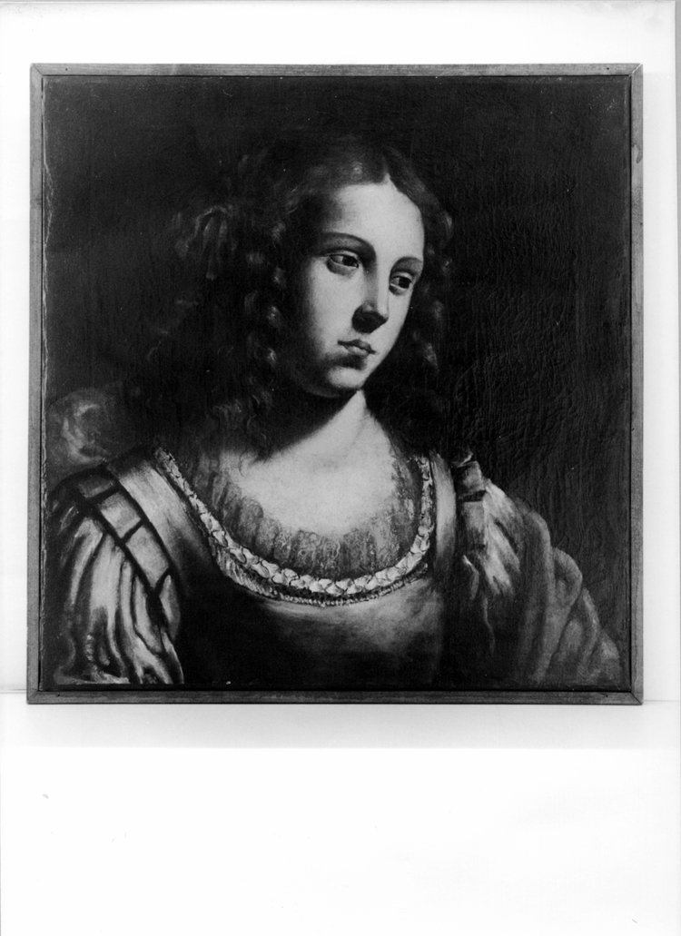 ritratto di giovinetta (dipinto) di Guerrieri Giovanni Francesco (sec. XVII)