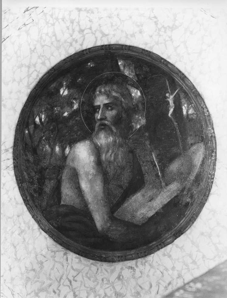 San Girolamo (dipinto, elemento d'insieme) di Mussini Augusto detto fra' Paolo (maniera) (inizio sec. XX)