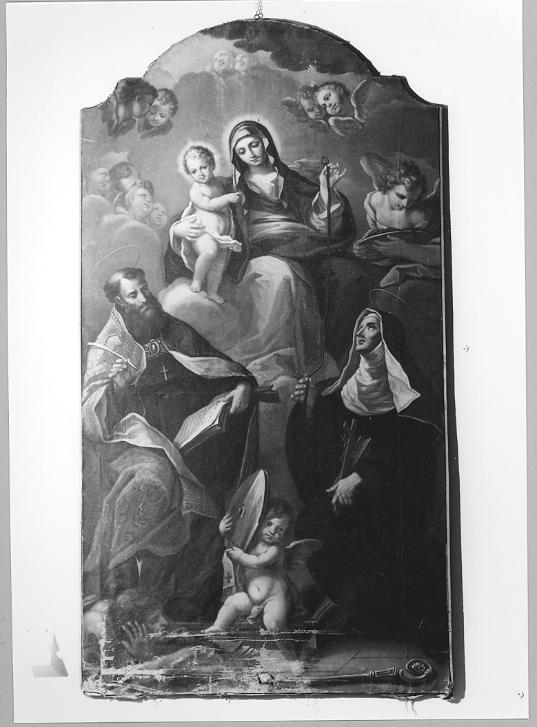 Madonna con Bambino e Santi (dipinto) di Ricci Filippo (sec. XVIII)