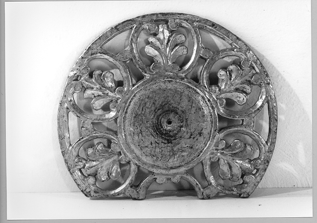 aureola di immagine sacra, elemento d'insieme - bottega marchigiana (secc. XVII/ XVIII)