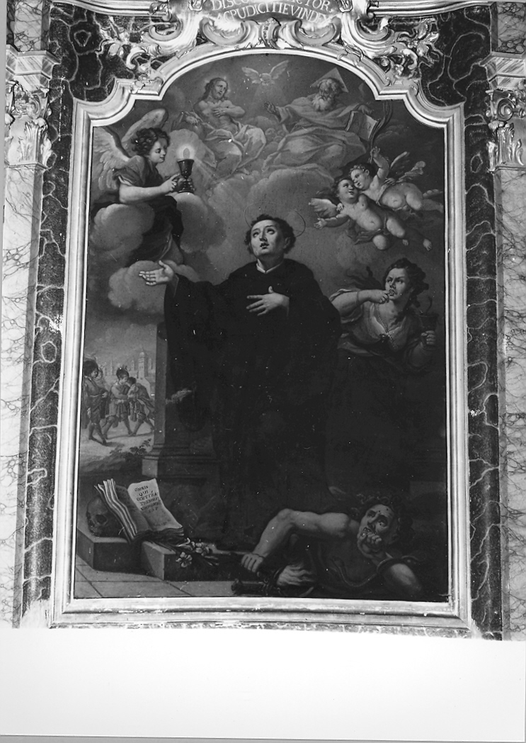 Santo monaco (dipinto) di Ricci Ubaldo (sec. XVIII)