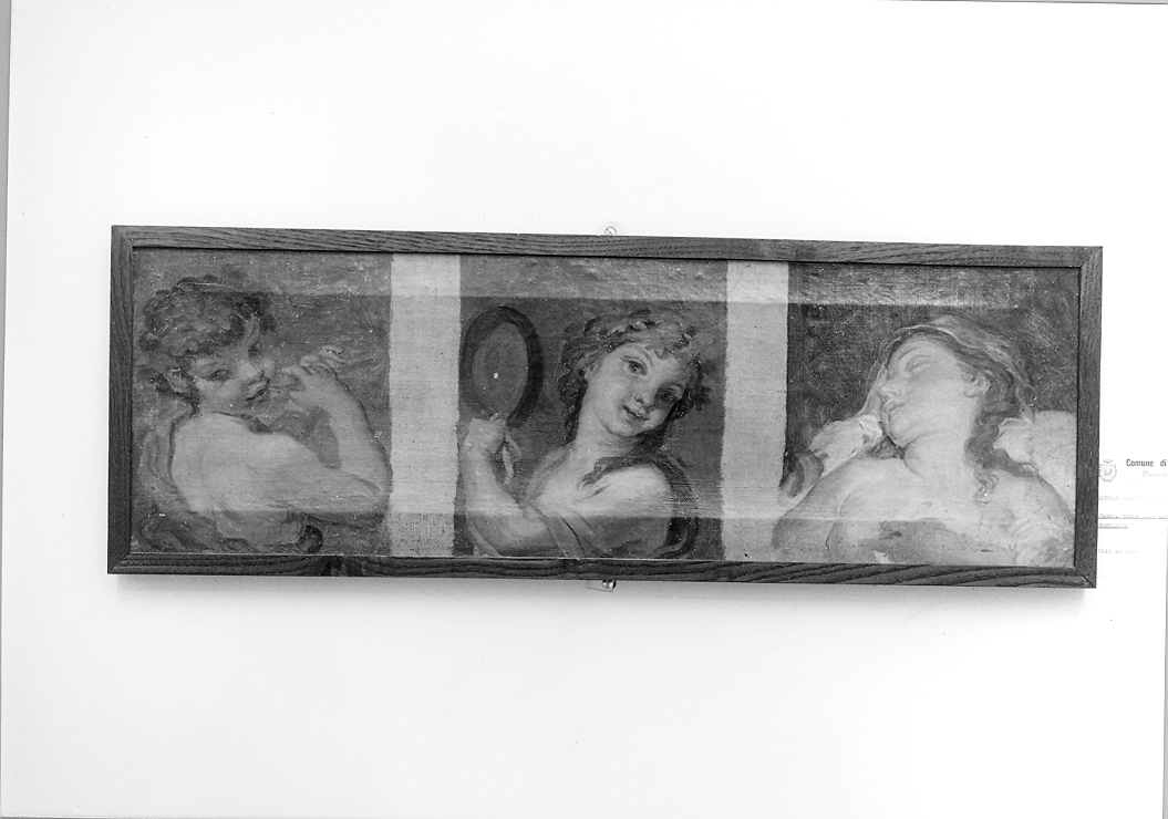 figura femminile (dipinto) - ambito romano (seconda metà sec. XVIII)