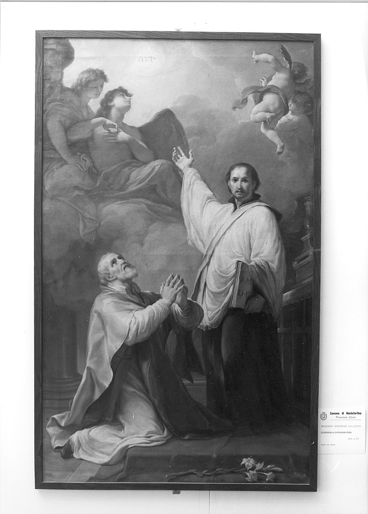 Sant'Ignazio e San Filippo Neri (dipinto) di Unterberger Cristoforo (sec. XVIII)
