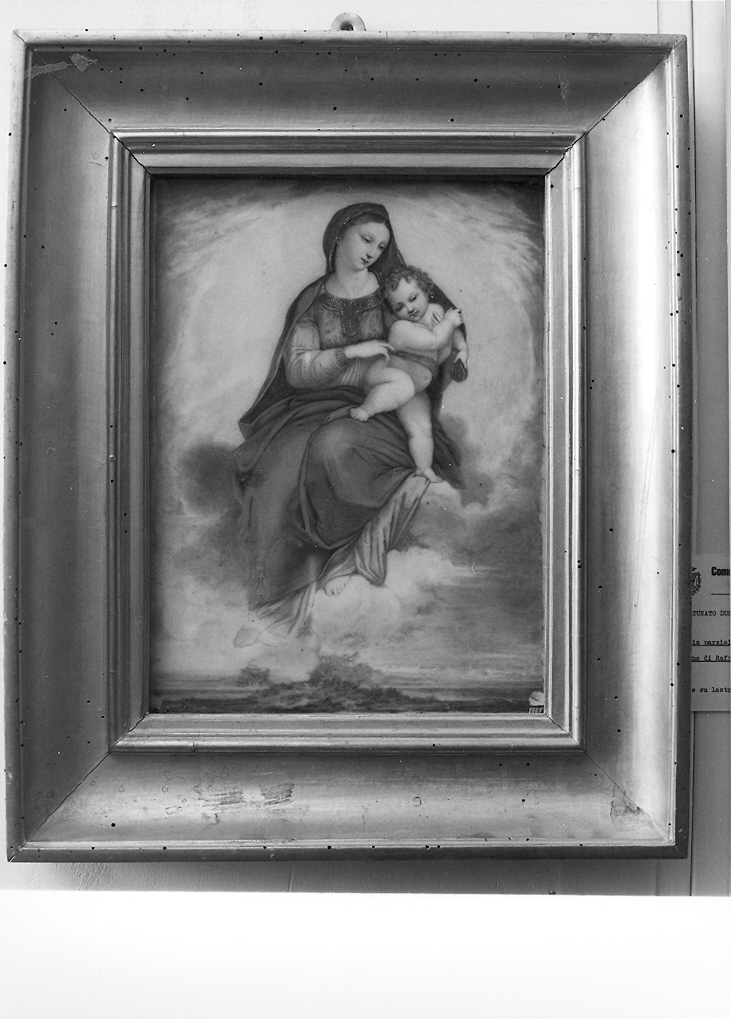 Madonna con Bambino (dipinto) di Duranti Fortunato (seconda metà sec. XIX)
