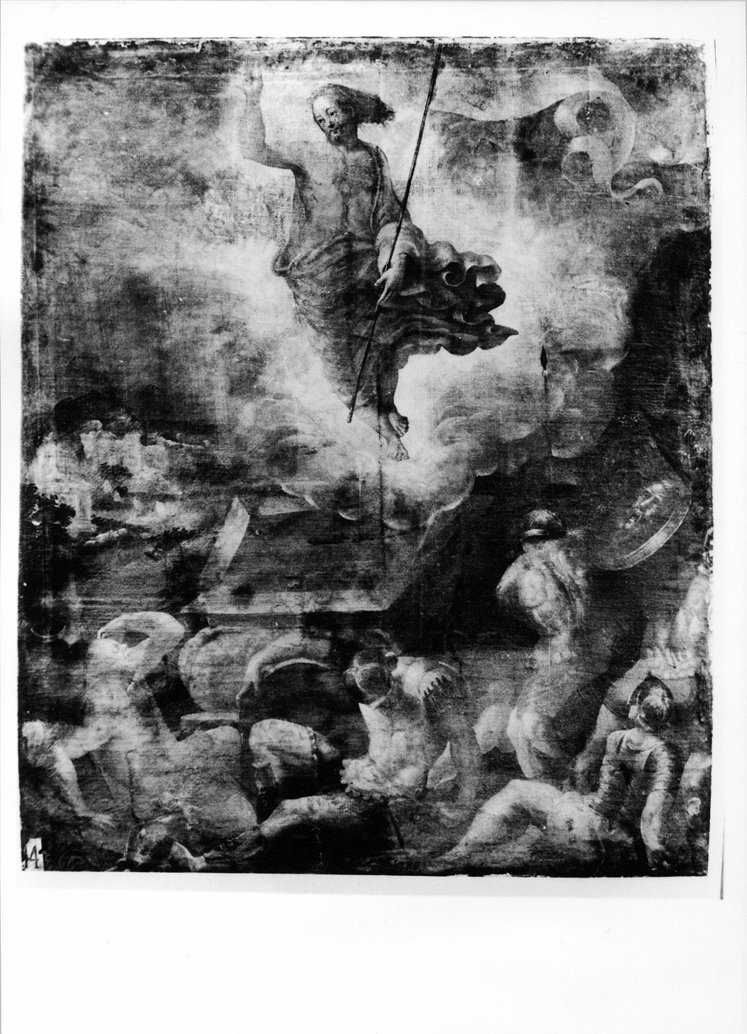 resurrezione di Cristo (dipinto) - ambito marchigiano (secc. XVI/ XVII)