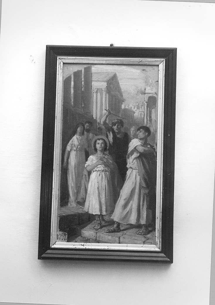martirio di San Tarcisio (dipinto) di Cingolani Giovanni (inizio sec. XX)