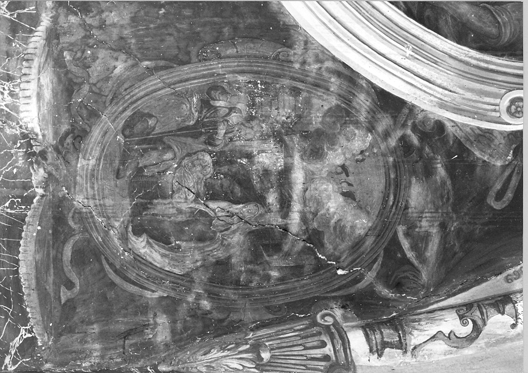 natività di Gesù (dipinto, elemento d'insieme) - ambito marchigiano (sec. XVI)