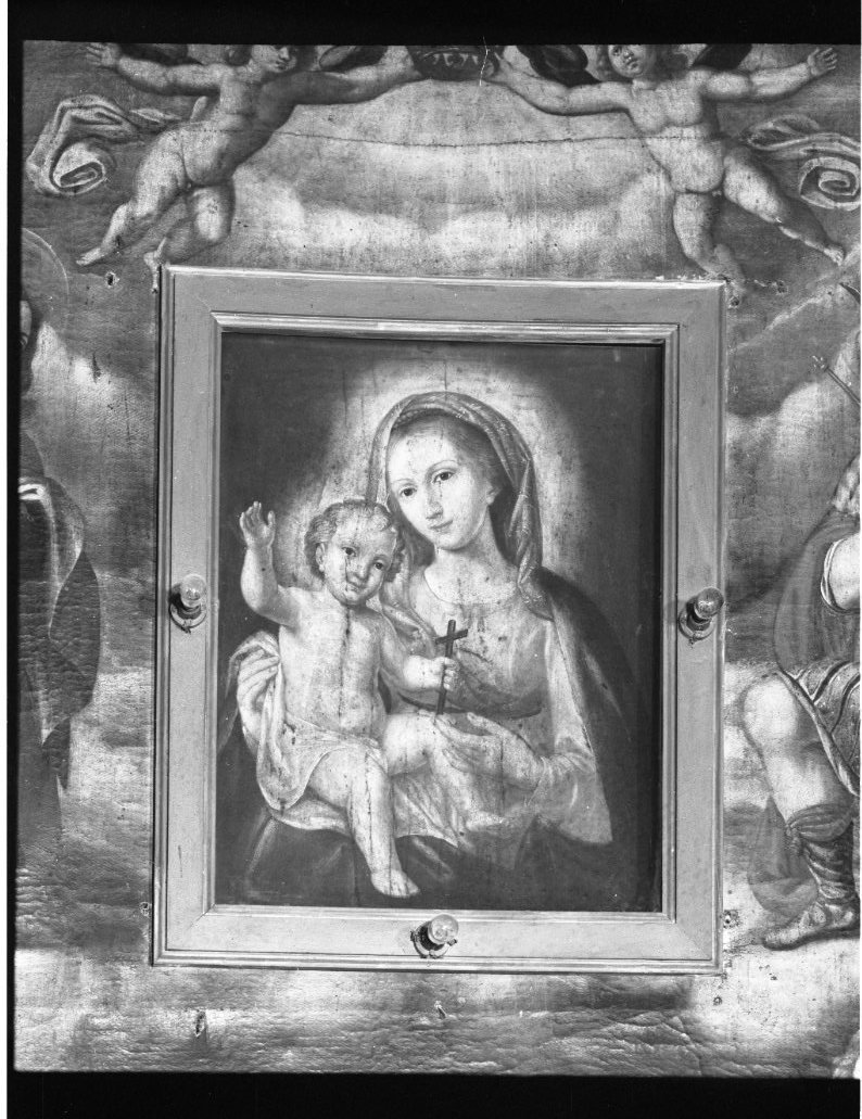 Madonna con Bambino (dipinto, elemento d'insieme) - ambito marchigiano (prima metà sec. XIX)
