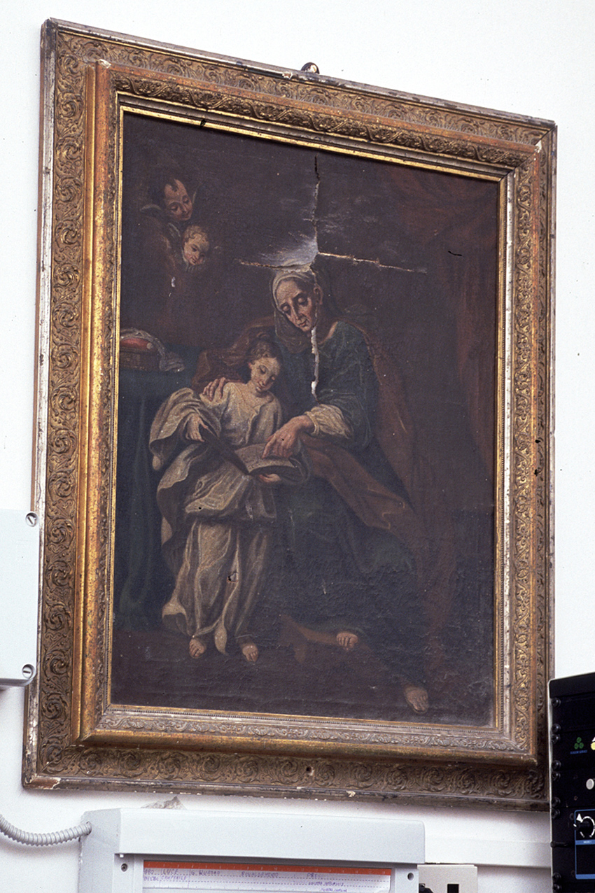Maria Vergine bambina e Sant'Anna (dipinto) - ambito fabrianese (sec. XVIII)