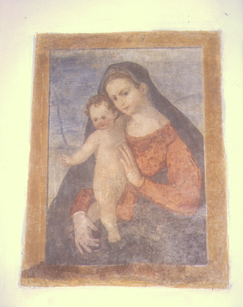Madonna con Bambino (dipinto) di Magistris Simone de (sec. XVI) <br>Condizioni d'uso: <a class='link-esterno' href='https://docs.italia.it/italia/icdp/icdp-pnd-circolazione-riuso-docs/it/v1.0-giugno-2022/testo-etichetta-BCS.html' target='_bcs'>Beni Culturali Standard (BCS)</a>