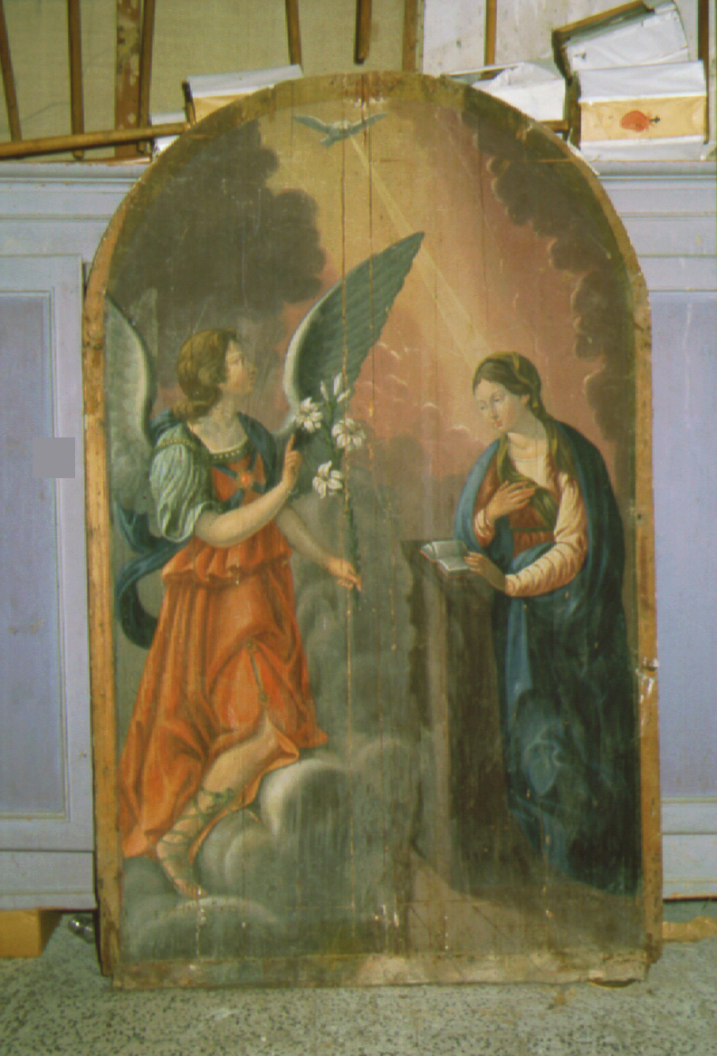 Annunciazione (dipinto) di Ciannavei Stefano (sec. XVIII)