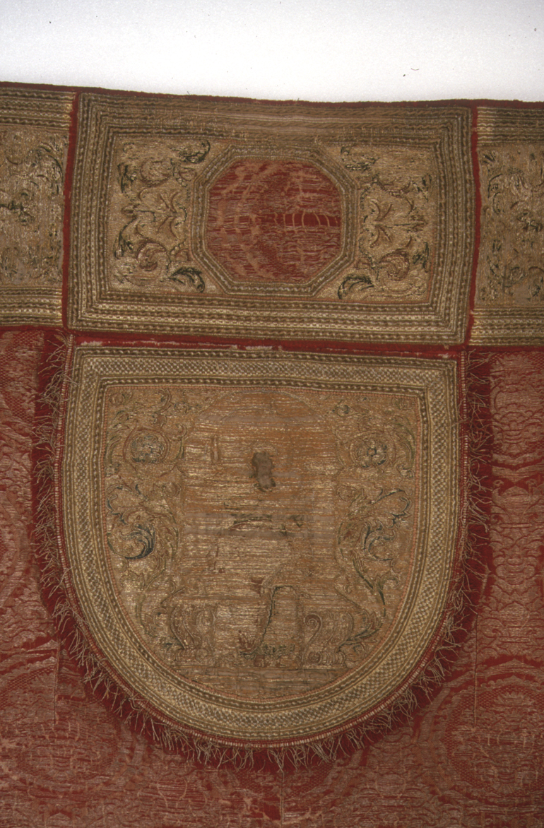 piviale, elemento d'insieme - manifattura italiana (fine sec. XVI)