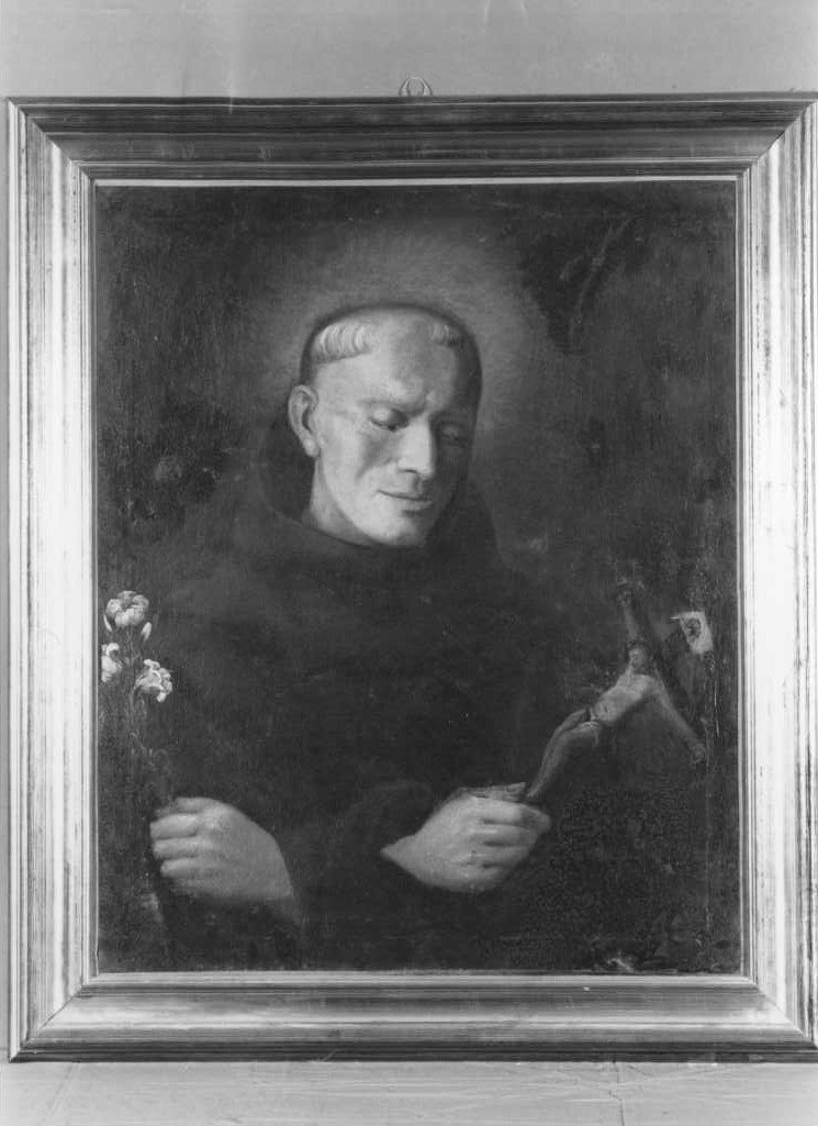 beato Pacifico con crocifisso (dipinto, elemento d'insieme) - ambito marchigiano (sec. XVIII)