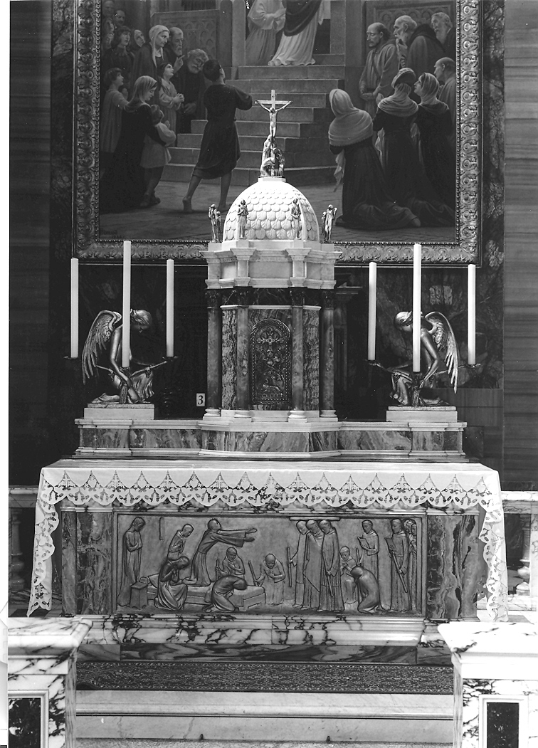 altare - a mensa di Ferranti Francesco (secondo quarto sec. XX)