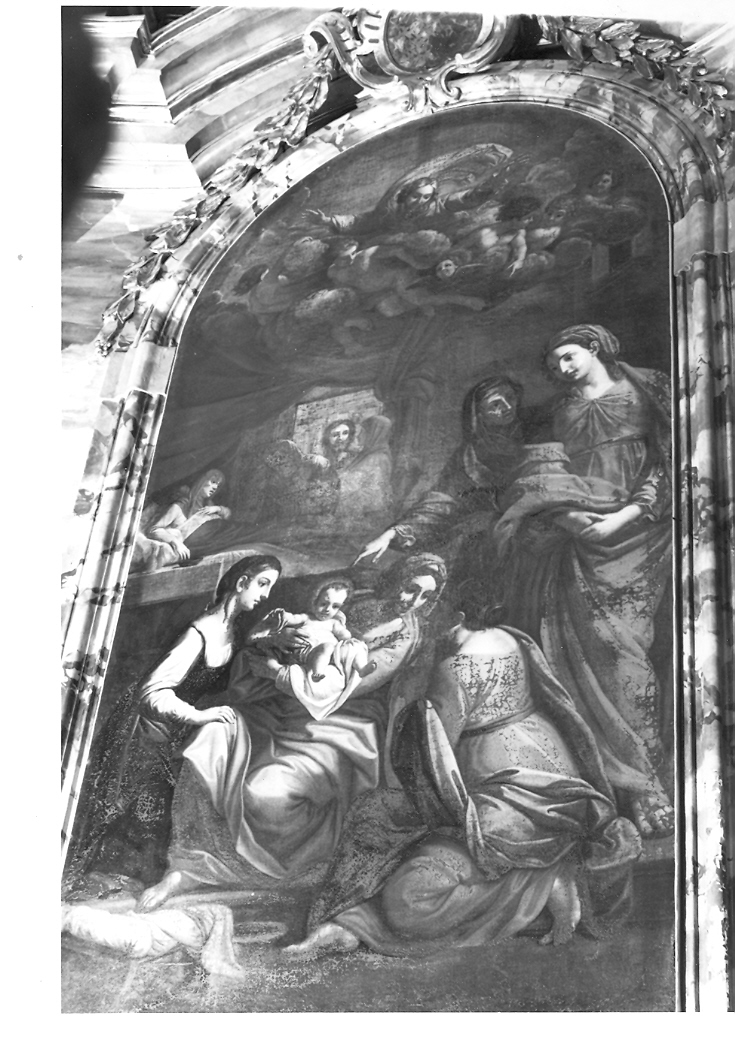 nascita di Maria Vergine (dipinto) - ambito marchigiano (sec. XVIII)