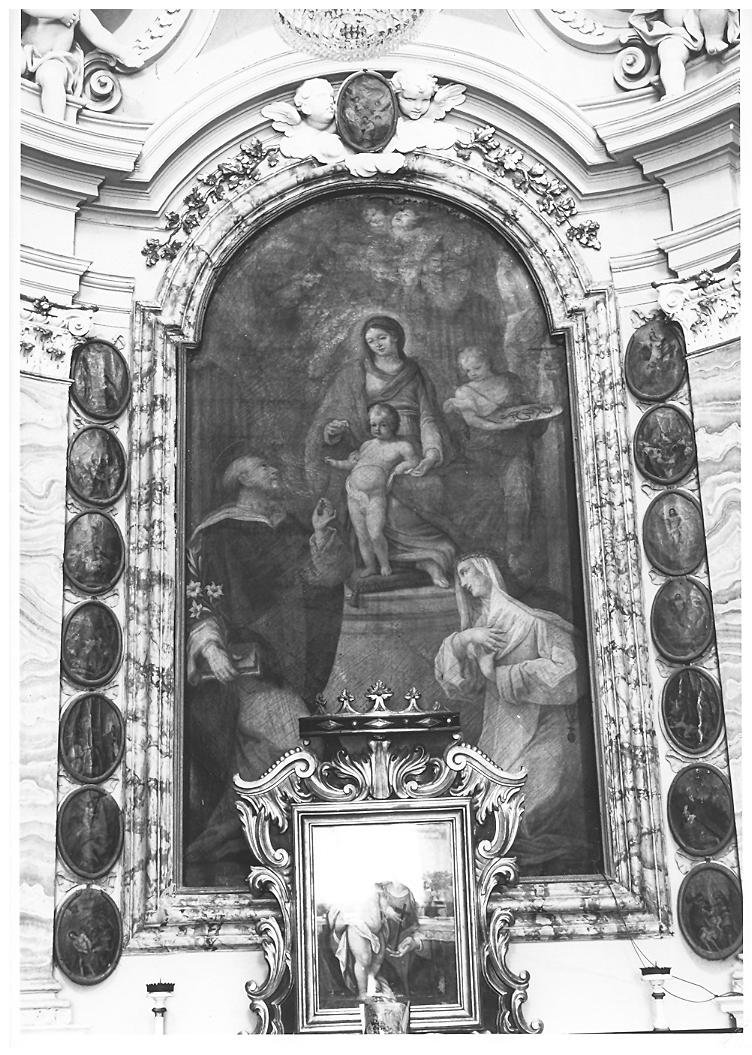 Madonna con Bambino e Santi (dipinto) di Ricci Lucia (ultimo quarto sec. XVIII)