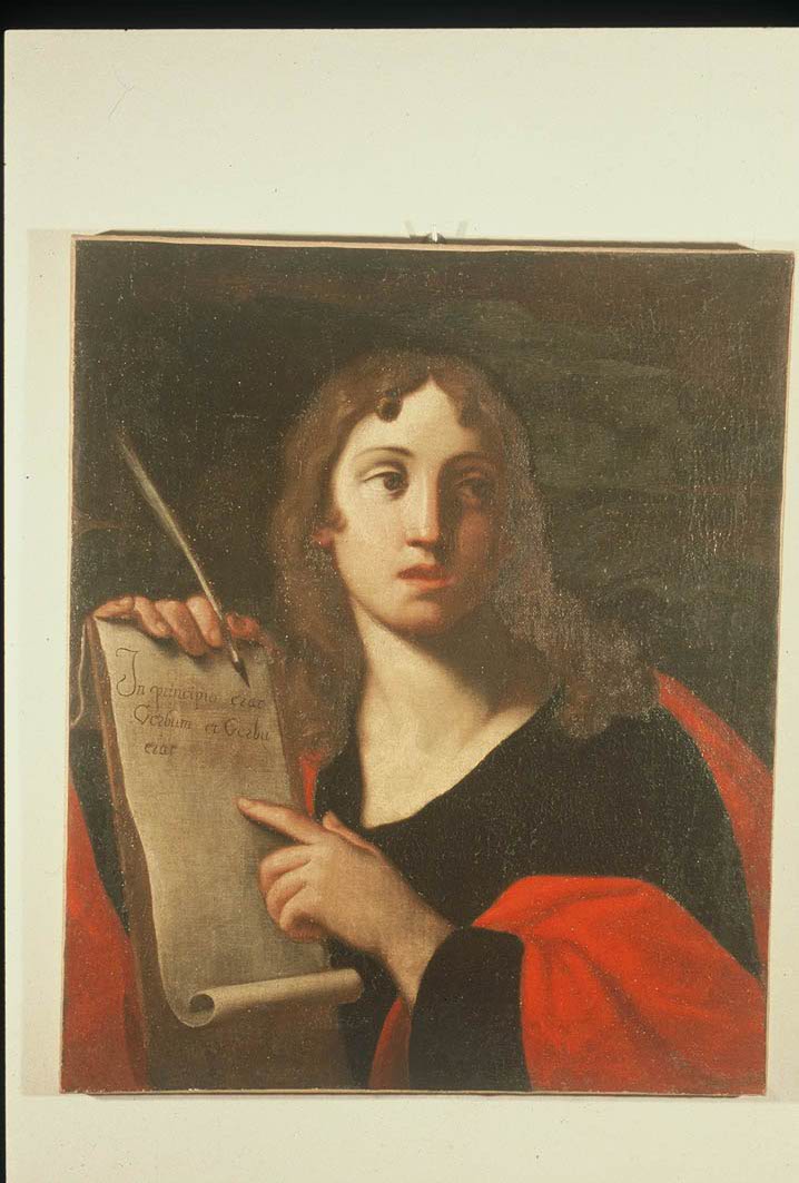 San Giovanni Evangelista (dipinto) di Peruzzini Domenico (metà sec. XVII)