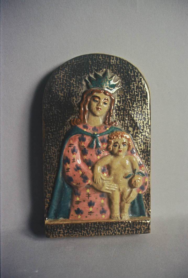 Madonna con Bambino (rilievo) di Melis Federico (prima metà sec. XX)