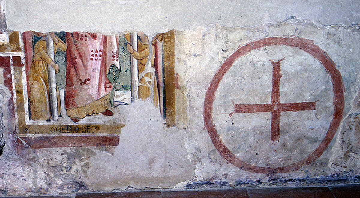 Madonna di Loreto (dipinto, frammento) di Alemanno Pietro (scuola) (sec. XV)