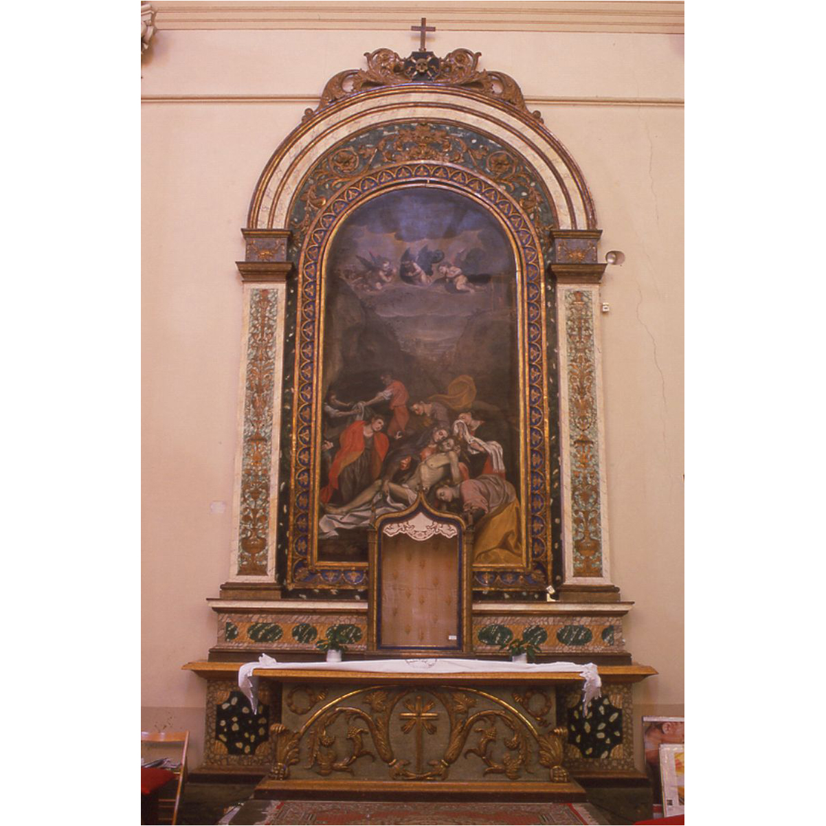 altare, elemento d'insieme di Vitali Alessandro (sec. XVII)