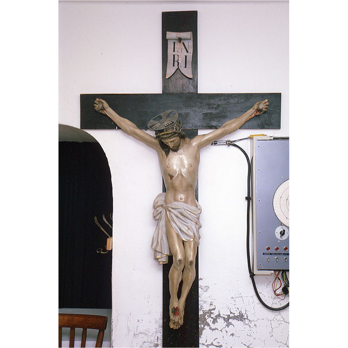 crocifisso - bottega marchigiana (fine/inizio secc. XIX/ XX)