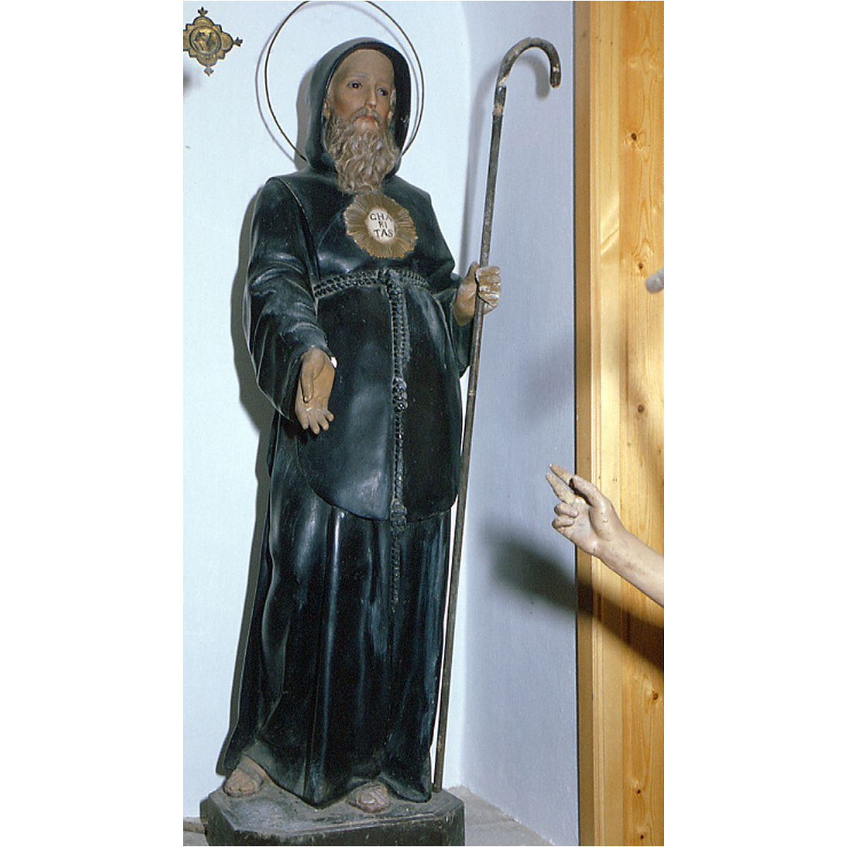 San Francesco di Paola (statua) - ambito marchigiano (metà sec. XIX)
