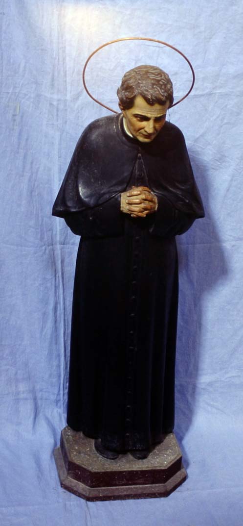 San Giovanni Bosco (statuetta) di Stuflesser Giuseppe (prima metà sec. XX)