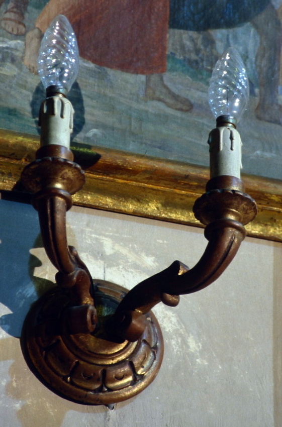 braccio di candelabro, serie - bottega marchigiana (sec. XIX)