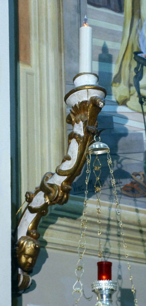 braccio di candelabro, coppia - bottega marchigiana (sec. XIX)