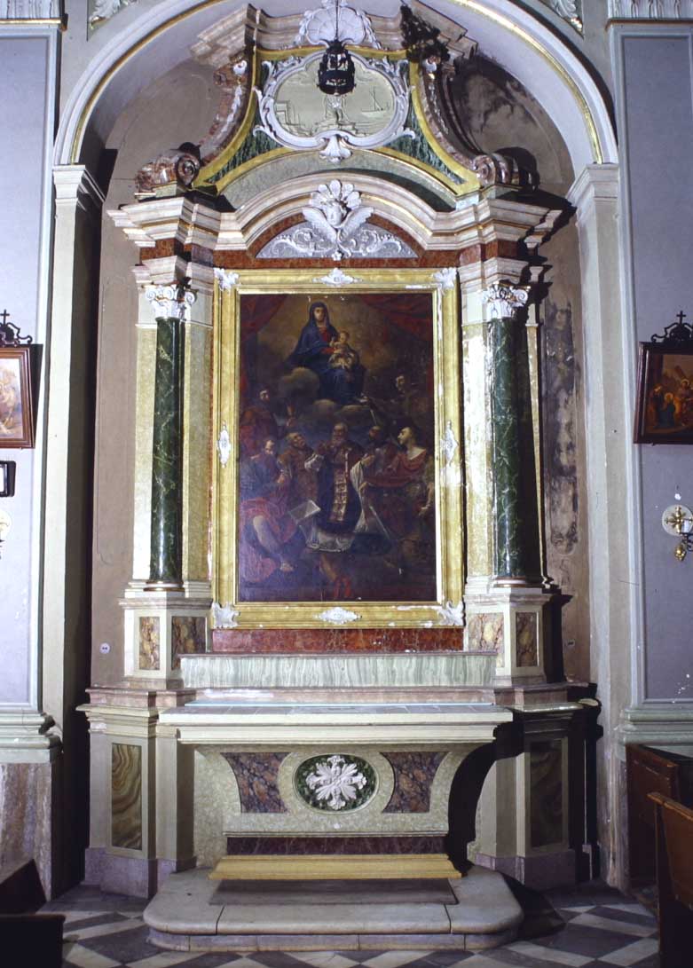 altare, elemento d'insieme - bottega marchigiana (primo quarto sec. XIX)