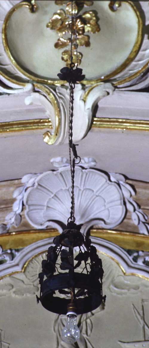 lampadario, serie - bottega marchigiana (fine sec. XIX)