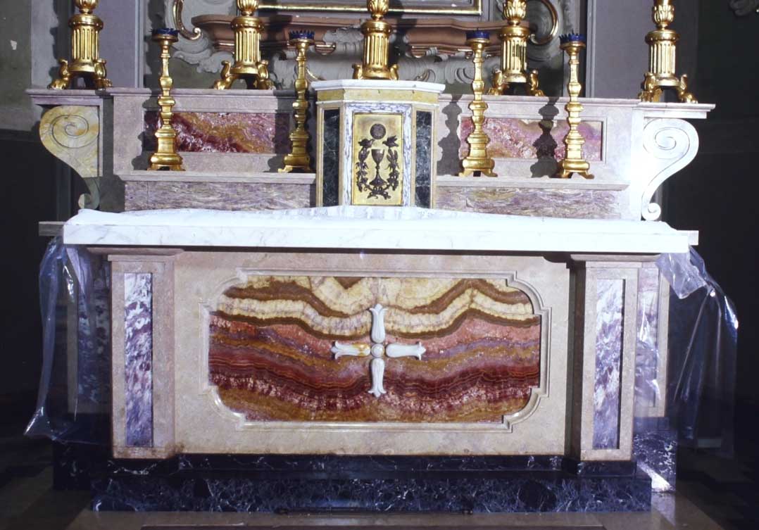 altare maggiore - bottega italiana (metà sec. XX)