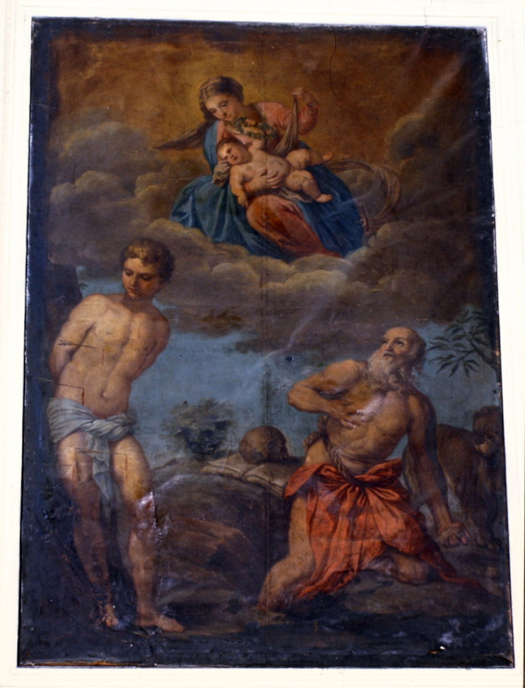 Madonna con Bambino e Santi (dipinto) - ambito ascolano (primo quarto sec. XVIII)